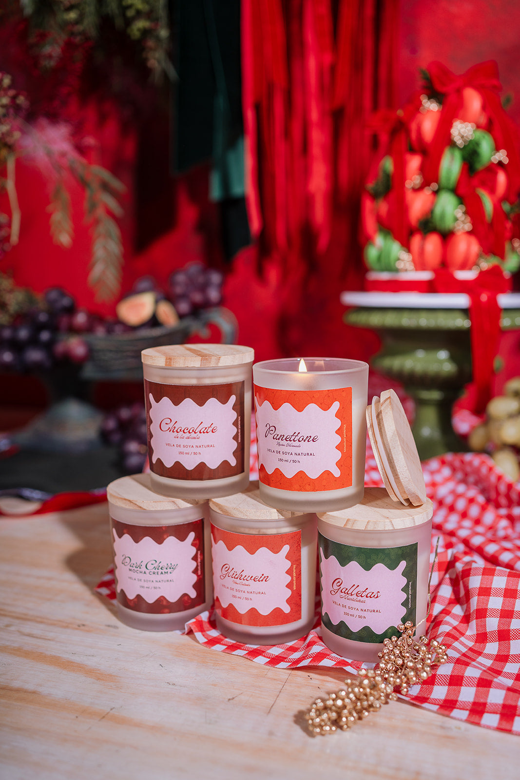 VELAS AROMÁTICAS: EDICIÓN NAVIDEÑA